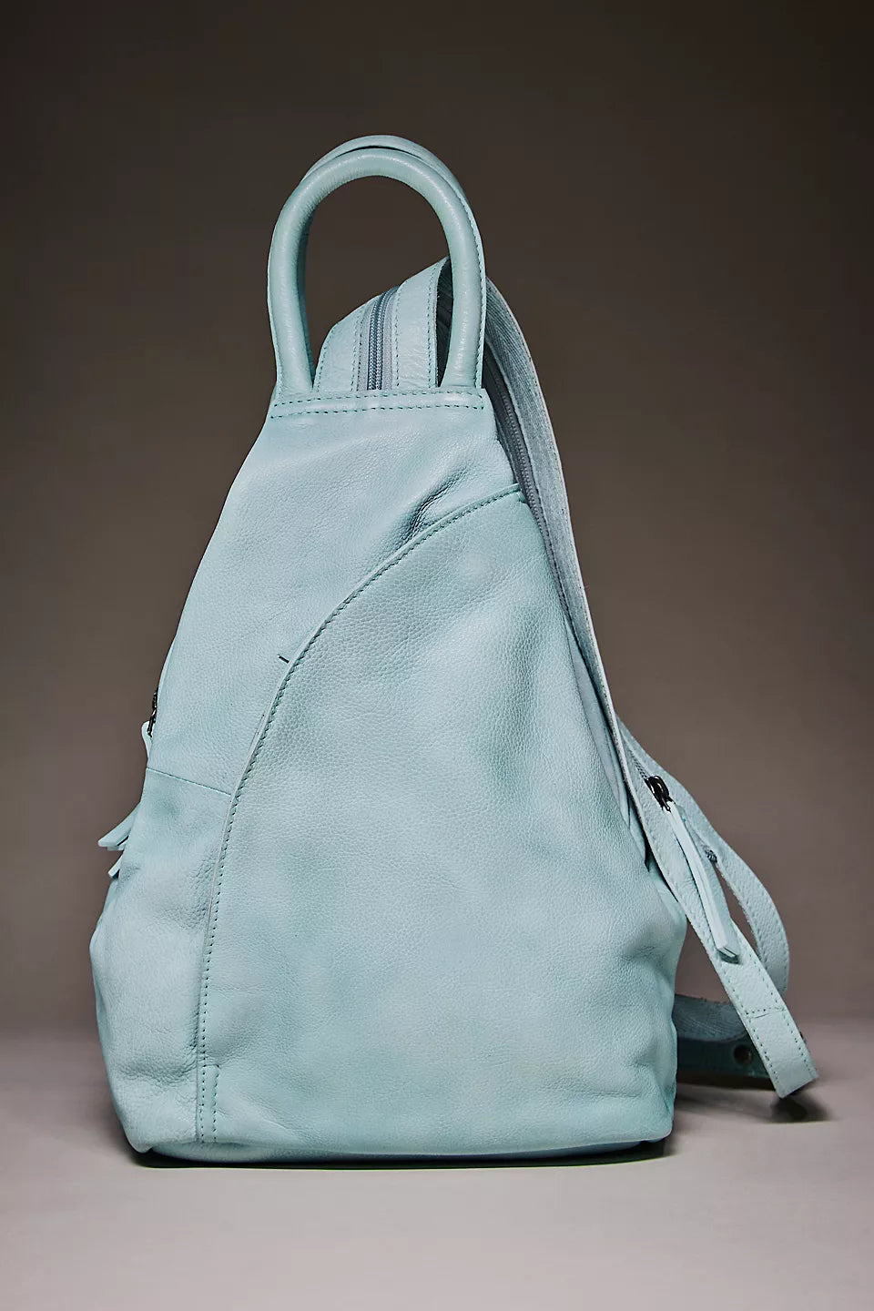 FREE PEOPLE WE THE FREE SOHO CONVERTIBLE TOTE BAG OCEAN BLUE