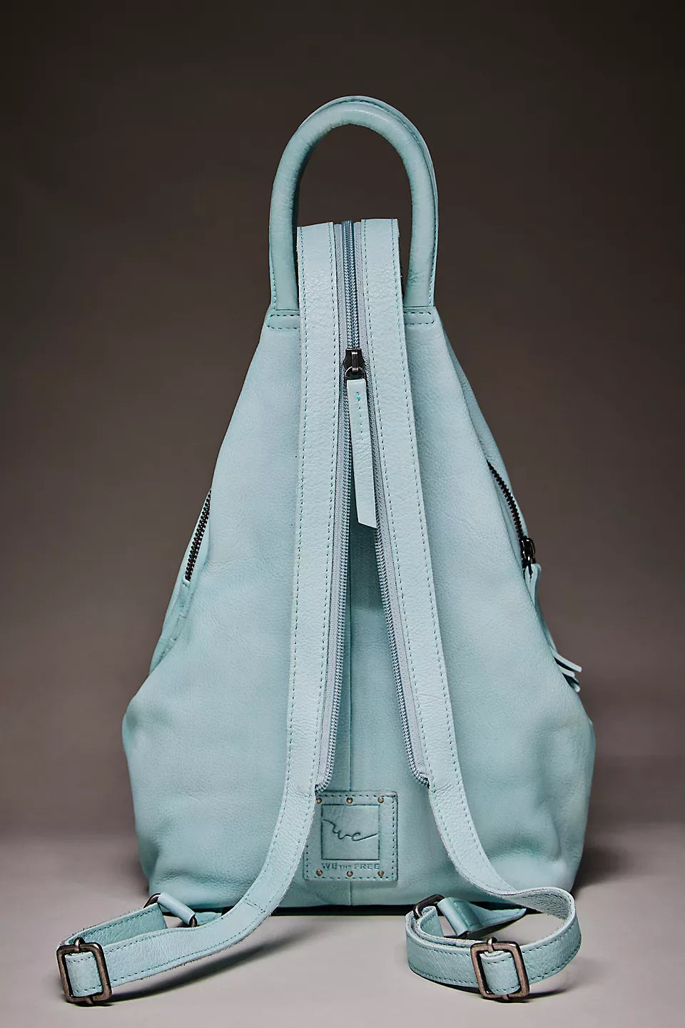 FREE PEOPLE WE THE FREE SOHO CONVERTIBLE TOTE BAG OCEAN BLUE 2