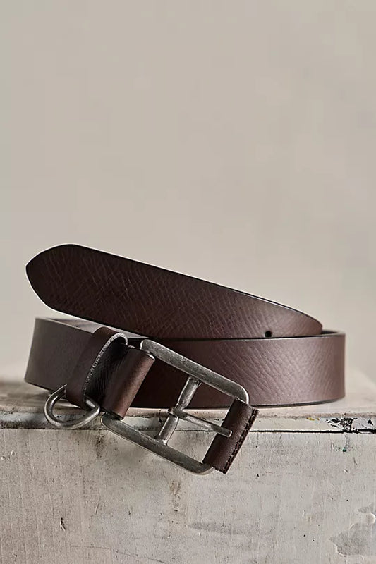 FREE PEOPLE WTF BROOKLYN BELT BITTER BARK