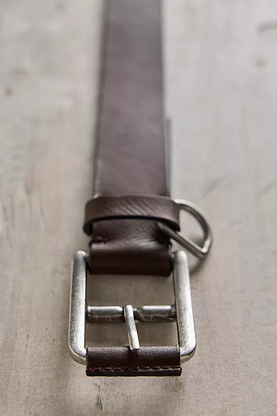 FREE PEOPLE WTF BROOKLYN BELT BITTER BARK 1