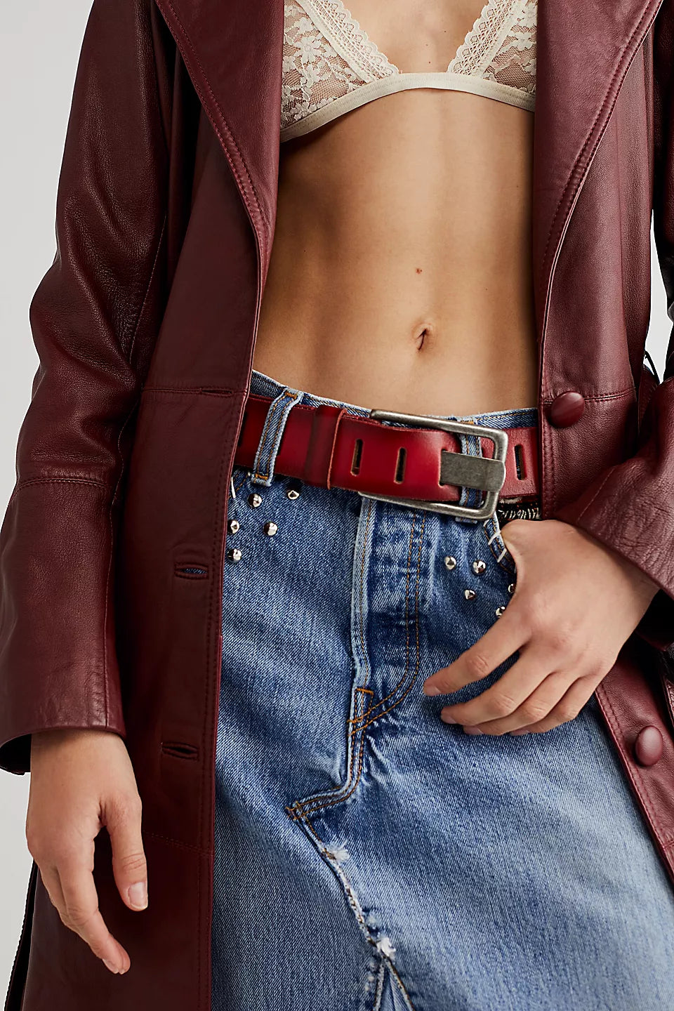 FREE PEOPLE WTF JONA BELT CHEFS KISS