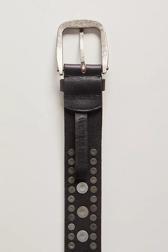 FREE PEOPLE WTF SOLA STUD BELT BLACK 2