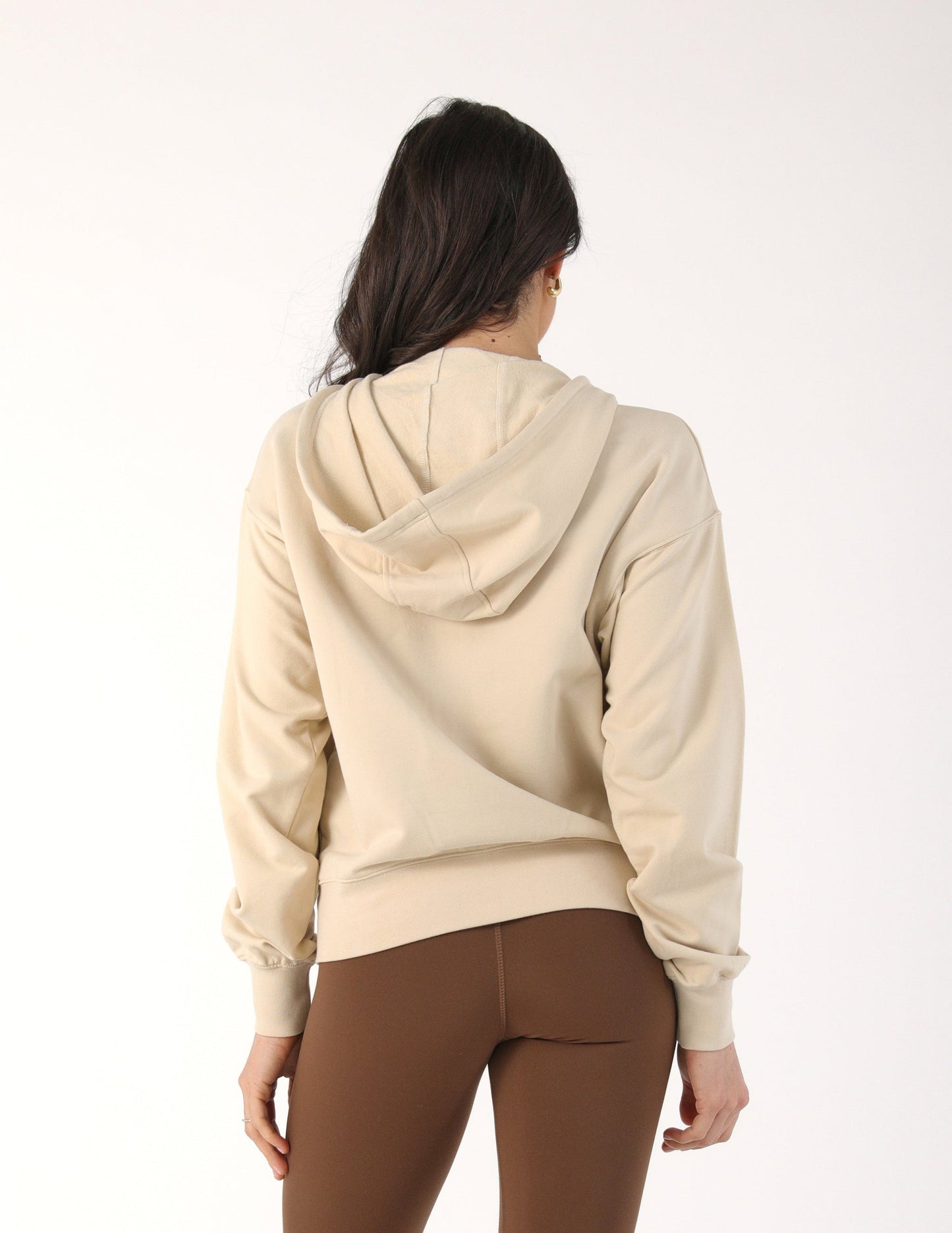 GLYDER VINTAGE OVERSIZED ZIP UP HOT OATMILK CHOCOLATE/LATTE/BLACK