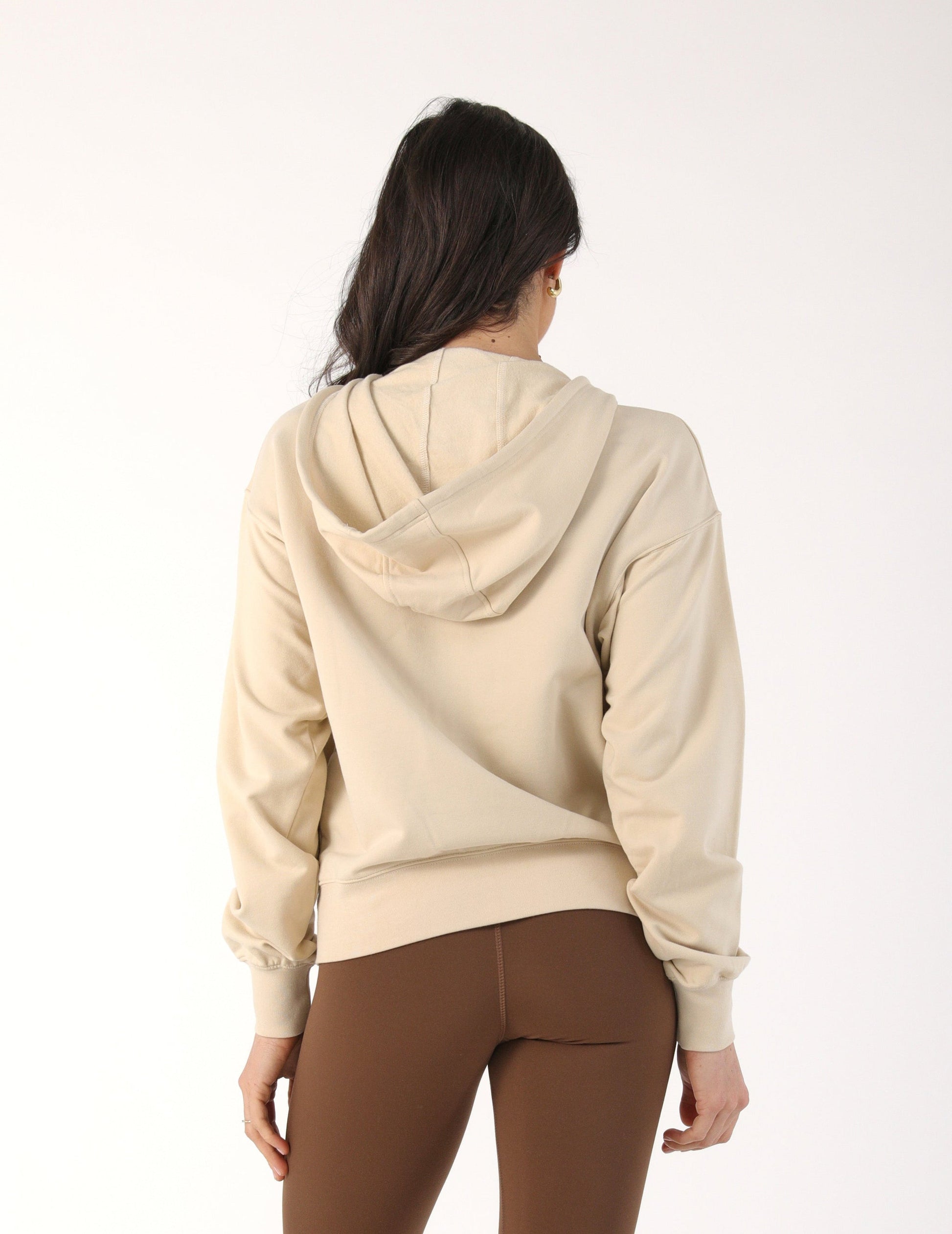 GLYDER VINTAGE OVERSIZED ZIP UP HOT OATMILK CHOCOLATE/LATTE/BLACK