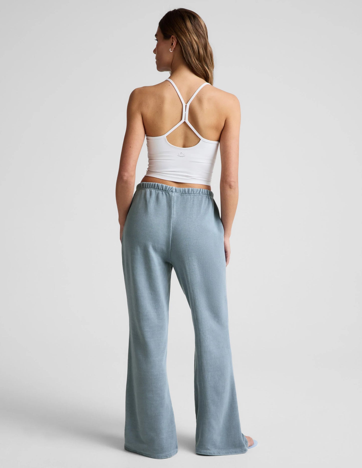 BEYOND YOGA FADE OUT MID-RISE SWEATPANT WASHED AFTER DARK NAVY