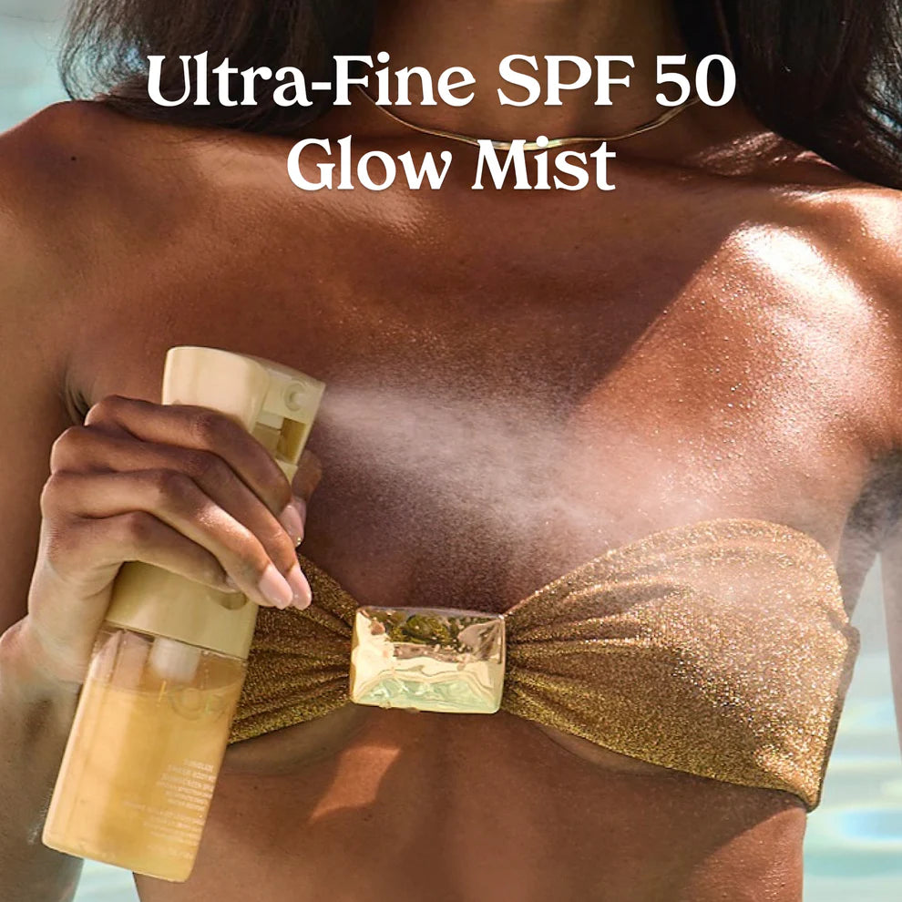 KOPARI GOLDEN SUNGLAZE SHEER BODY MIST SUNSCREEN SPF 50
