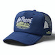 HEMLOCK HAT COMPANY Last Resort Foam Trucker Hat Navy
