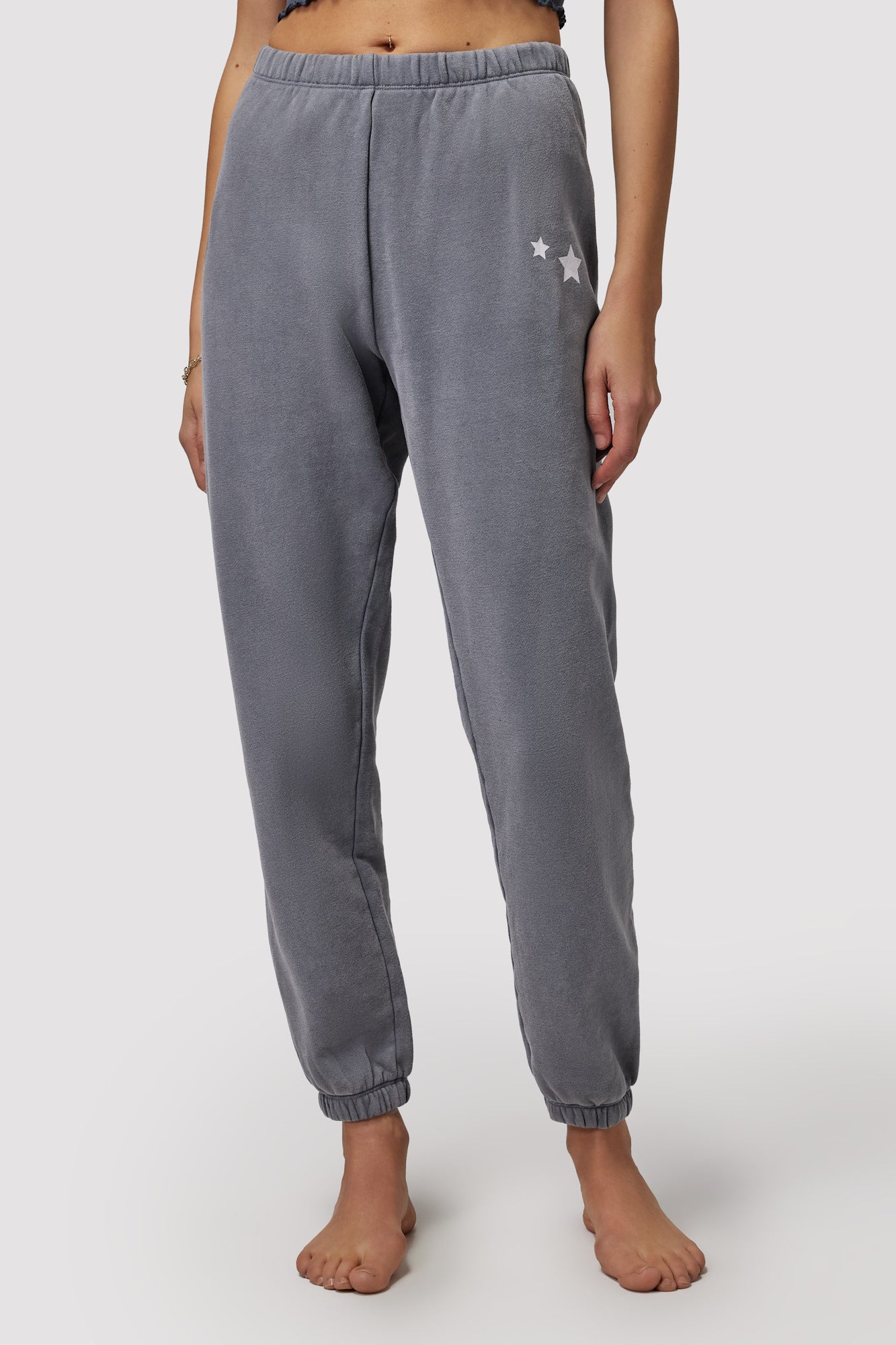 SPIRITUAL GANGSTER STAR MALIBU SWEATPANT SLATE