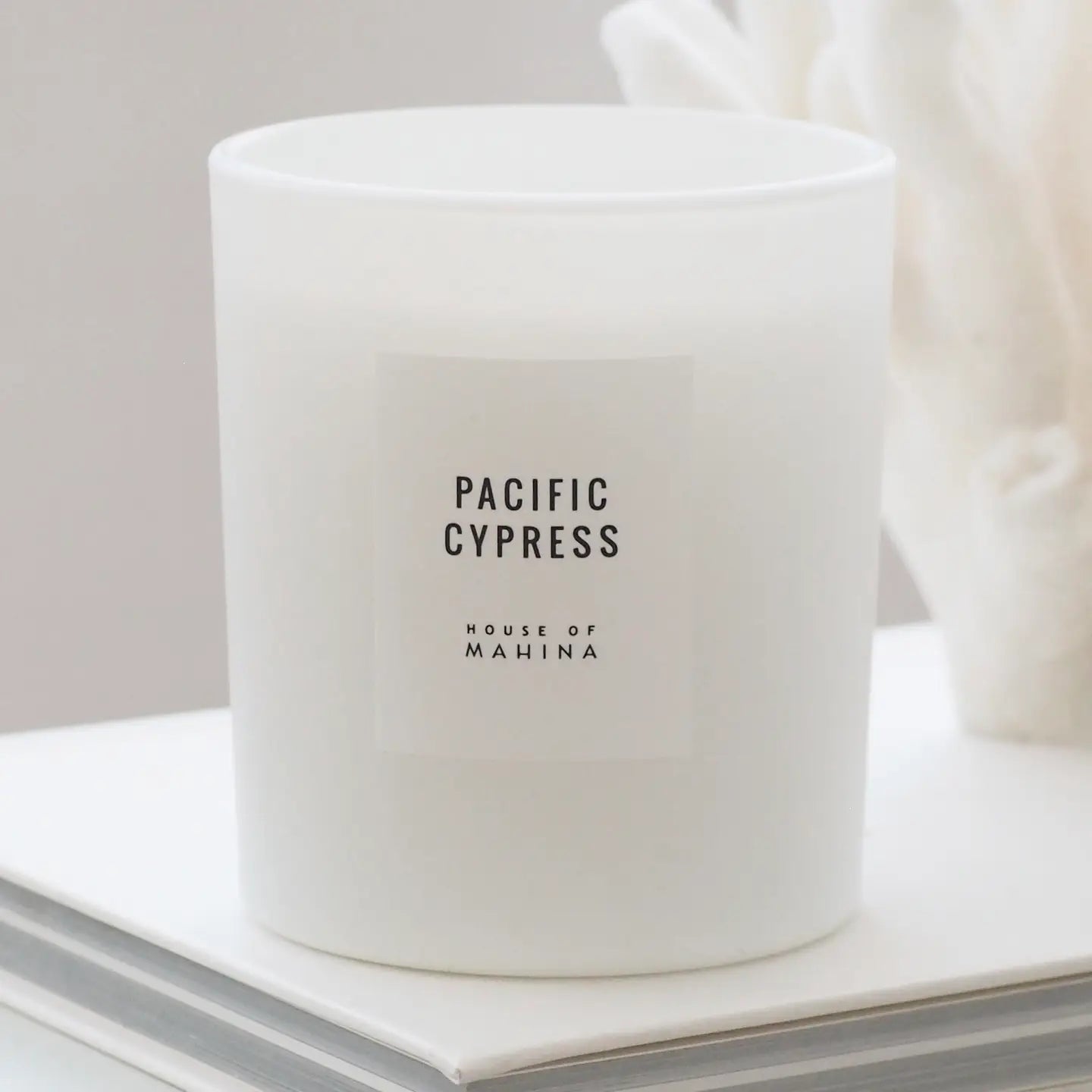 HOUSE OF MAHINA (MAKANA) PACIFIC CYPRUS  CANDLE 12 OUNCE