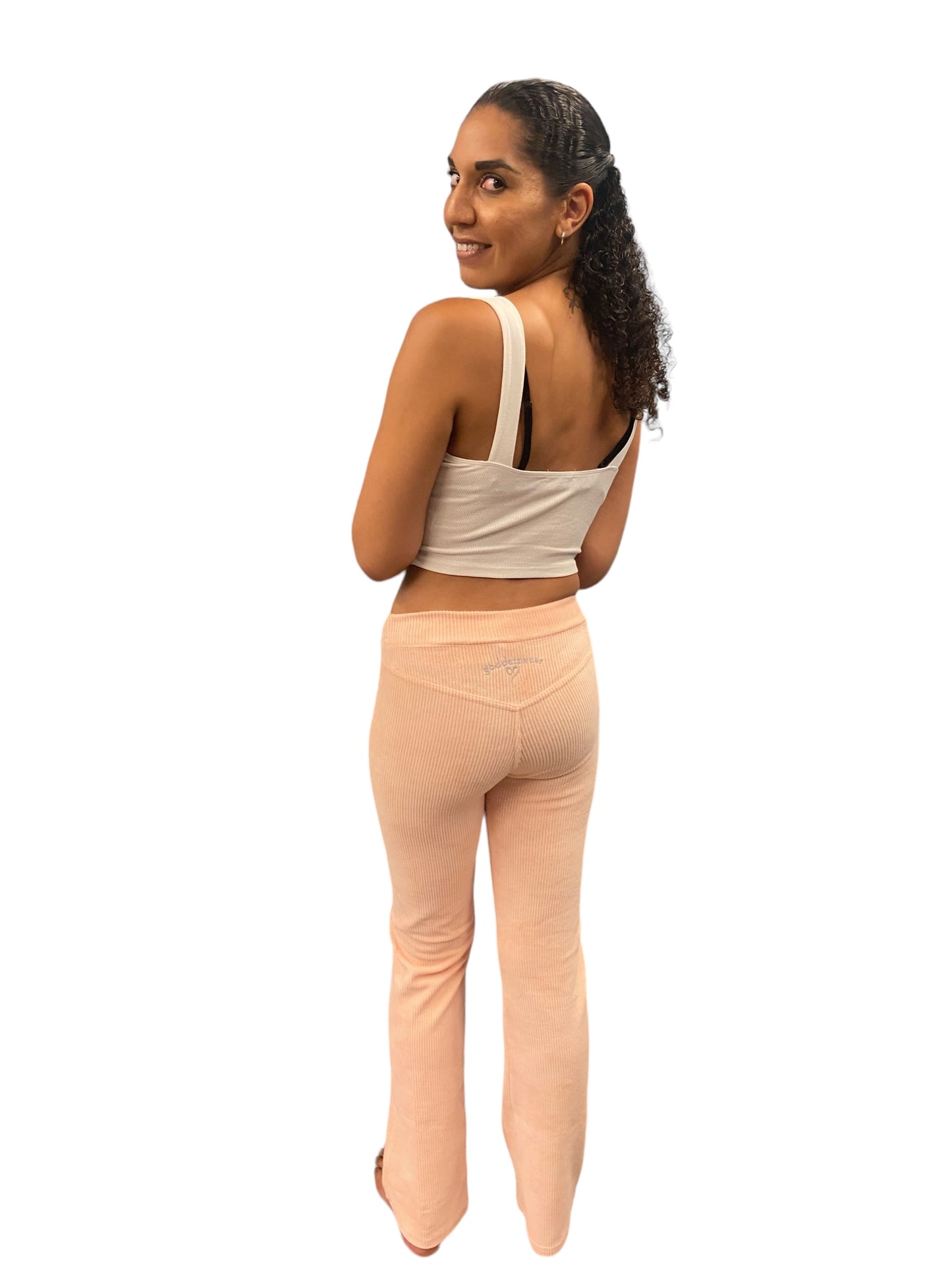 GODDESSWEAR CORDUROY CLASSIC FLARE PANT HIGH WAIST 886