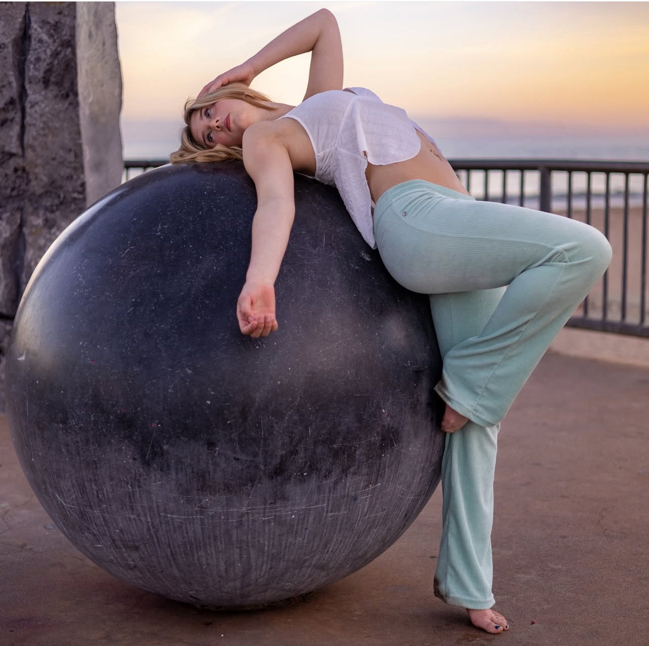 GODDESSWEAR CORDUROY LOWRISE FLARE PANT 1235 PASTEL ULTRA LITE COLLECTION