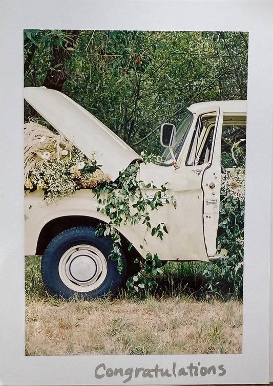 BARBSCARDS WEDDING BLISS TRUCK