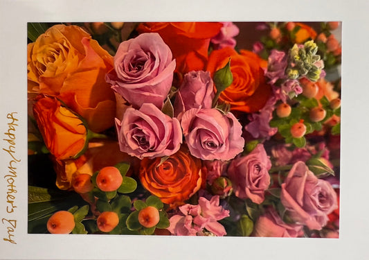 BARBSCARDS MOTHERS DAY ROSE BOUQUET