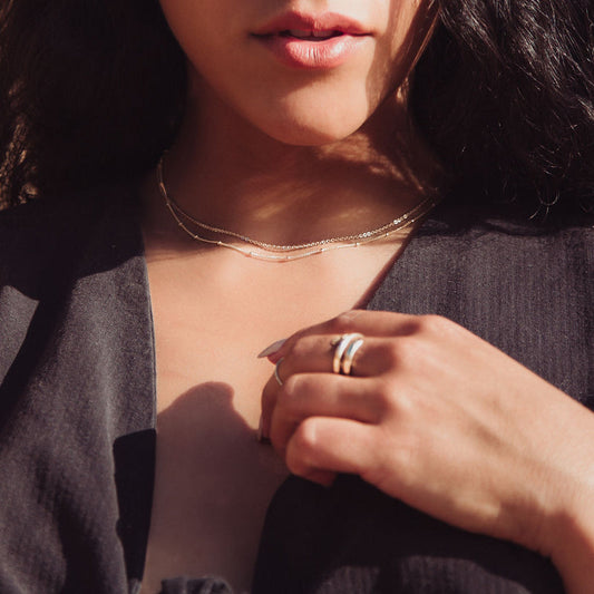 In Situ Azalea Necklace 14K GF