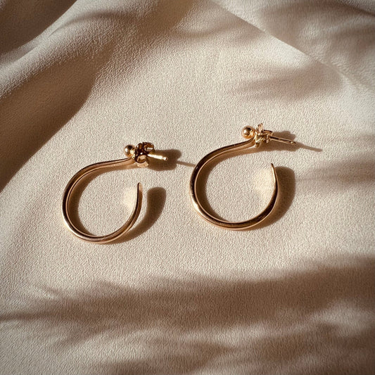 In Situ Kvika Hoops 14K gf