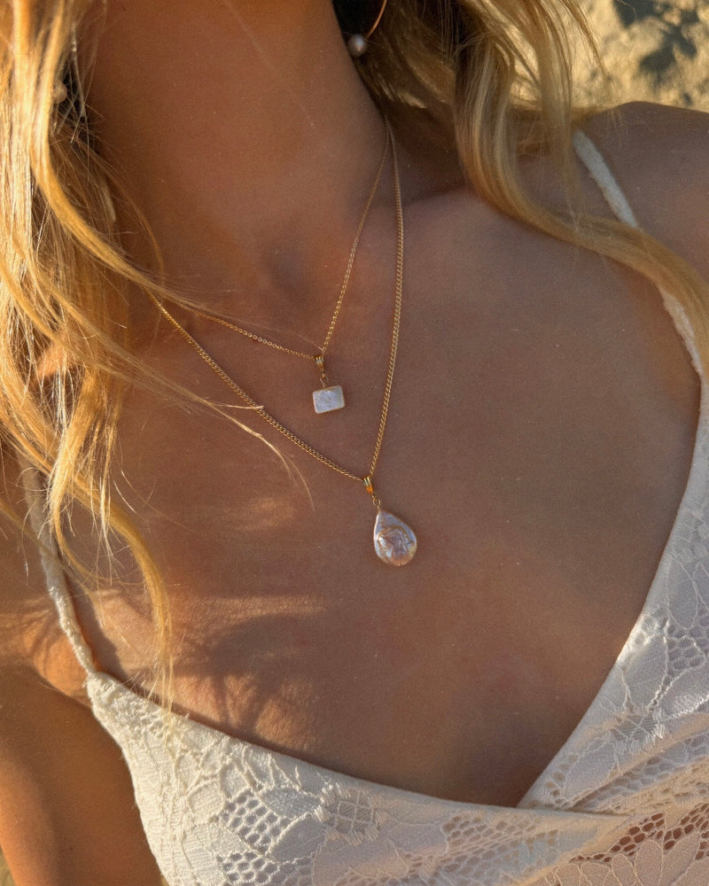 In Situ Minke Pearl Necklace 14K gf