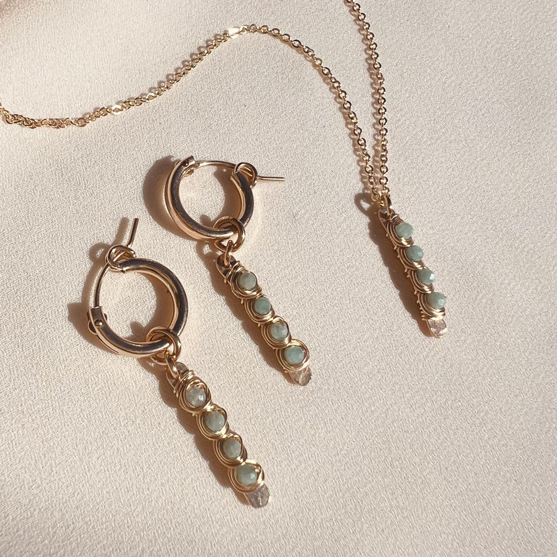 In Situ Nakendra Earrings 14k gf white pearl