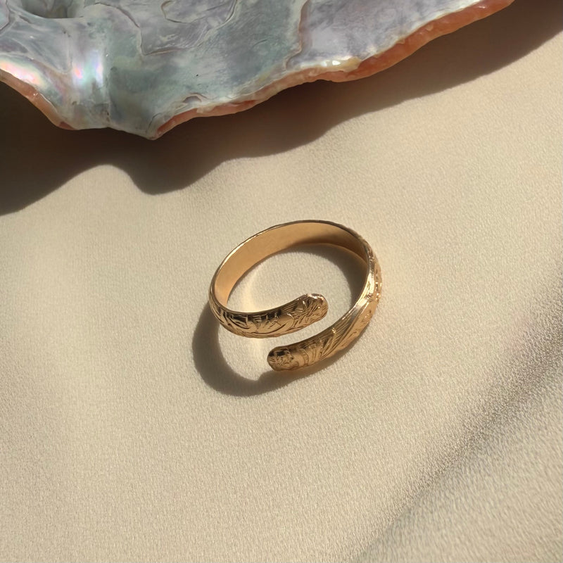 In Situ Neptune Ring 14K Gold Fill