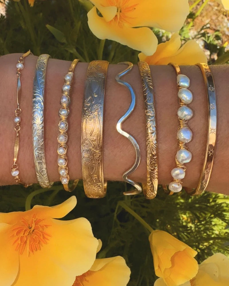 In Situ Sea of Stars Bracelet 14k Gold Fill