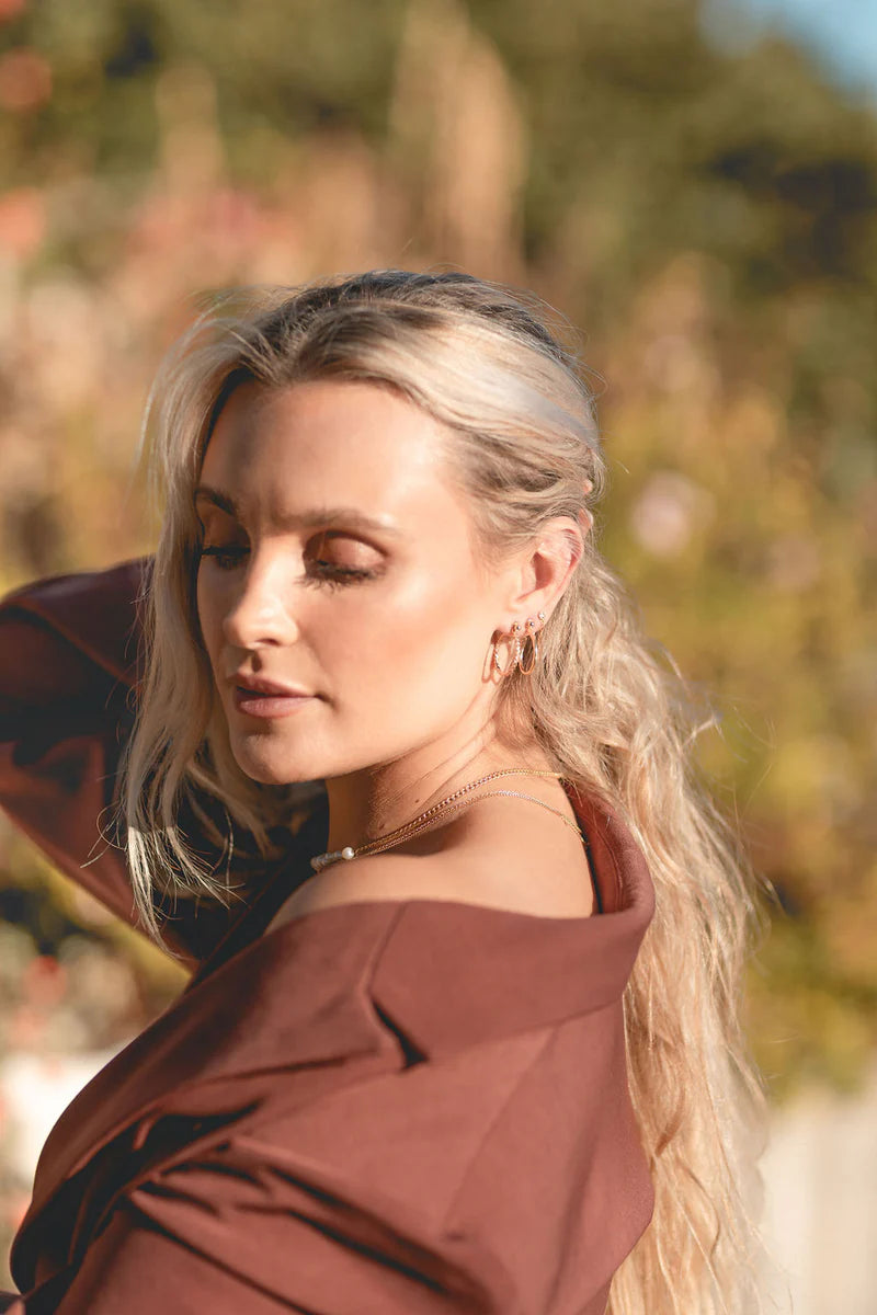 In Situ Tremezzo Hoops 14K gf