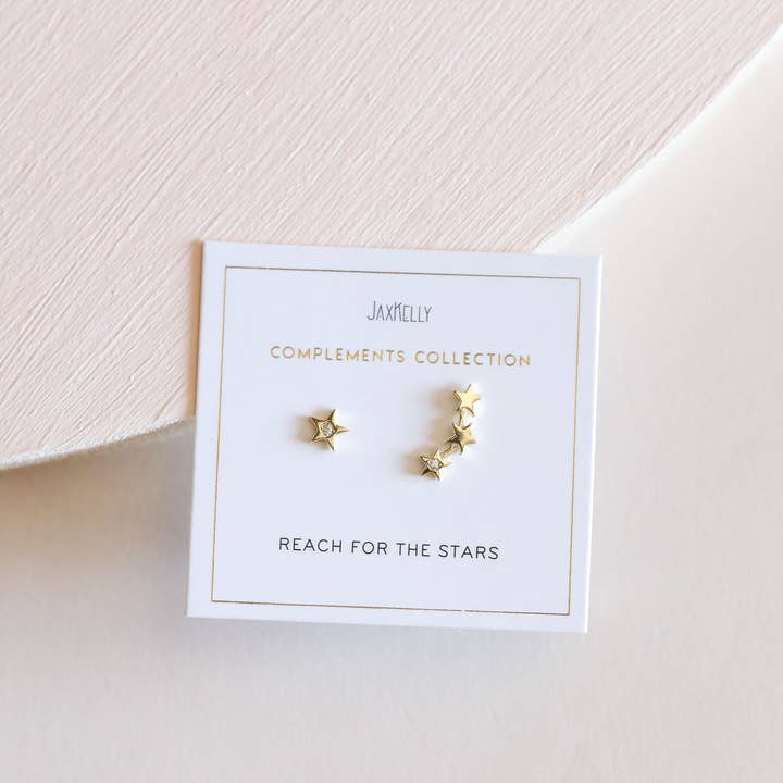 JAXKELLY Complements-Star & Constellation Gold Earrings