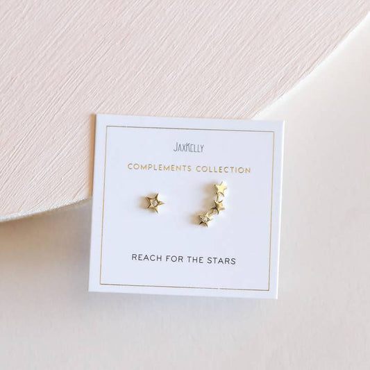 JAXKELLY Complements-Star & Constellation Gold Earrings