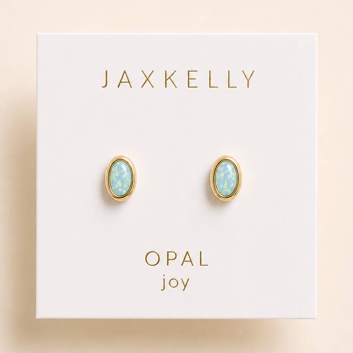 JAXKELLY Oval Bezel-Fire Opal