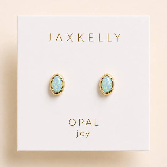 JAXKELLY Oval Bezel-Fire Opal