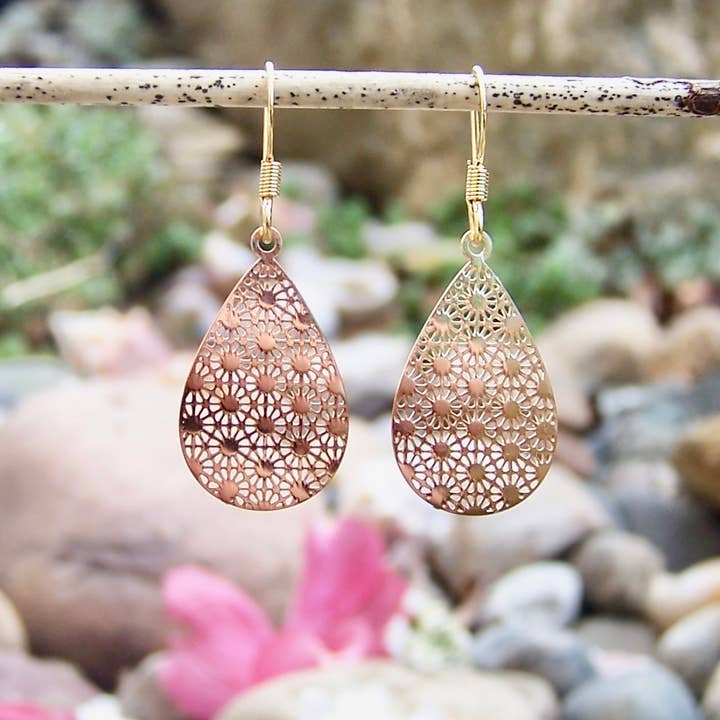 JO BIRD Honey Drop Earrings Small Gold