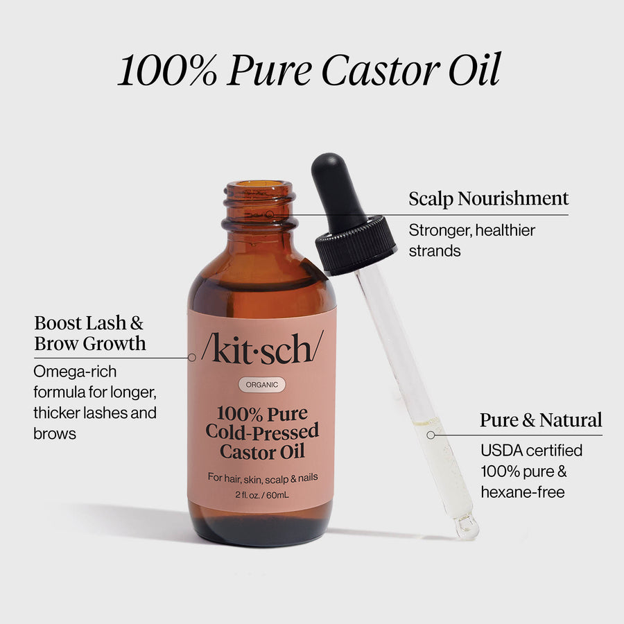 KITSCH 100% Pure Cold-Pressed Castor Oil