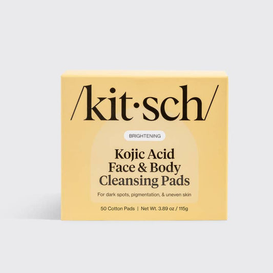 KITSCH Brightening Kojic Acid Face & Body Cleansing Pads