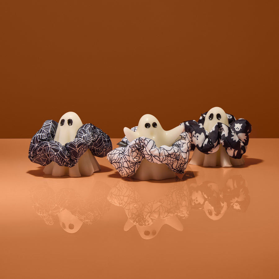 KITSCH Cloud Scrunchies 3pc Set- Spiderweb
