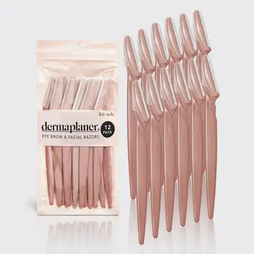 KITSCH ECO-FRIENDLY DERMAPLANER BLADE-12 PACK TERRA COTTA