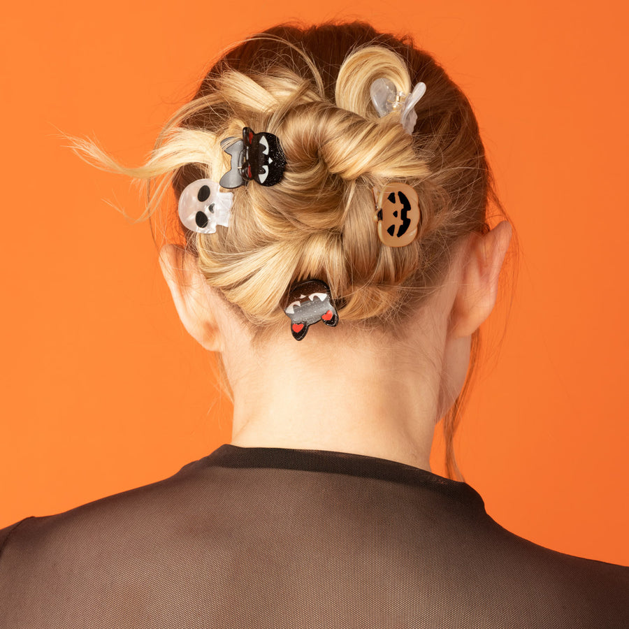 KITSCH Mini Claw Clips 6pc Set Halloween Squad