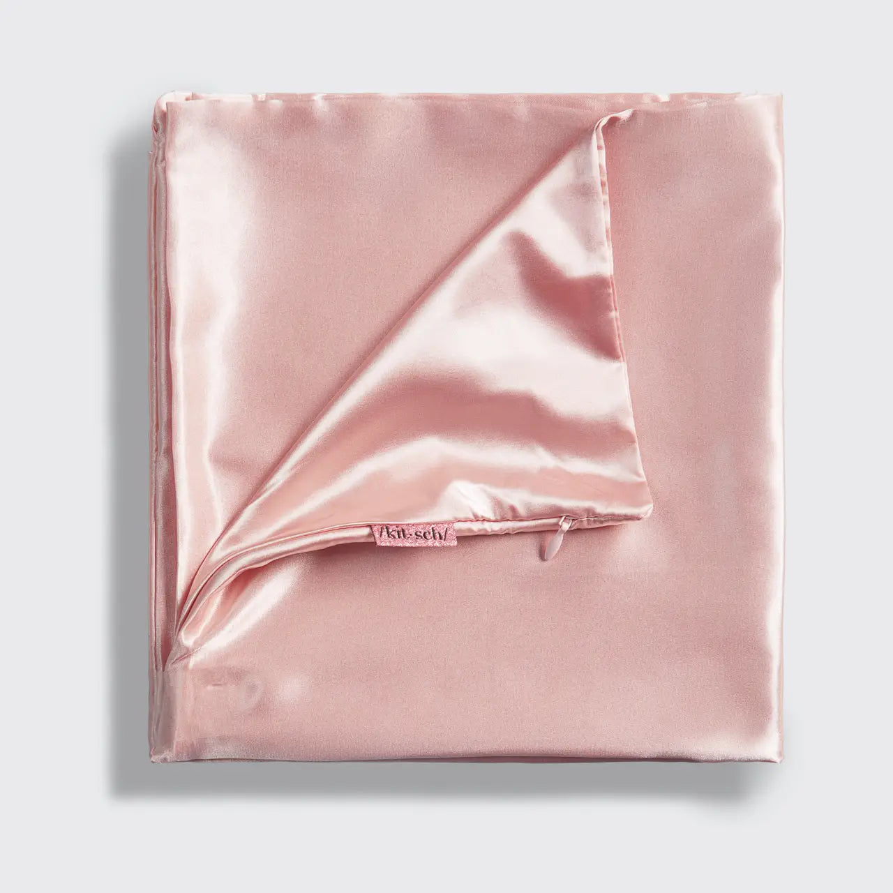 KITSCH SATIN PILLOWCASE KING BLUSH