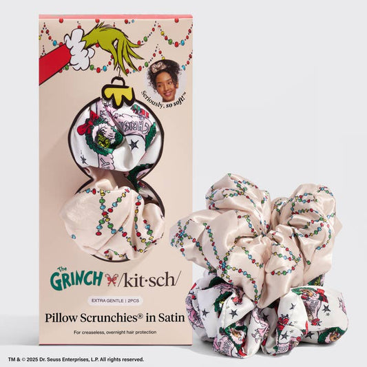 KITSCH The Grinch X Kitsch Pillow Scrunchies-Cindy Lou Who