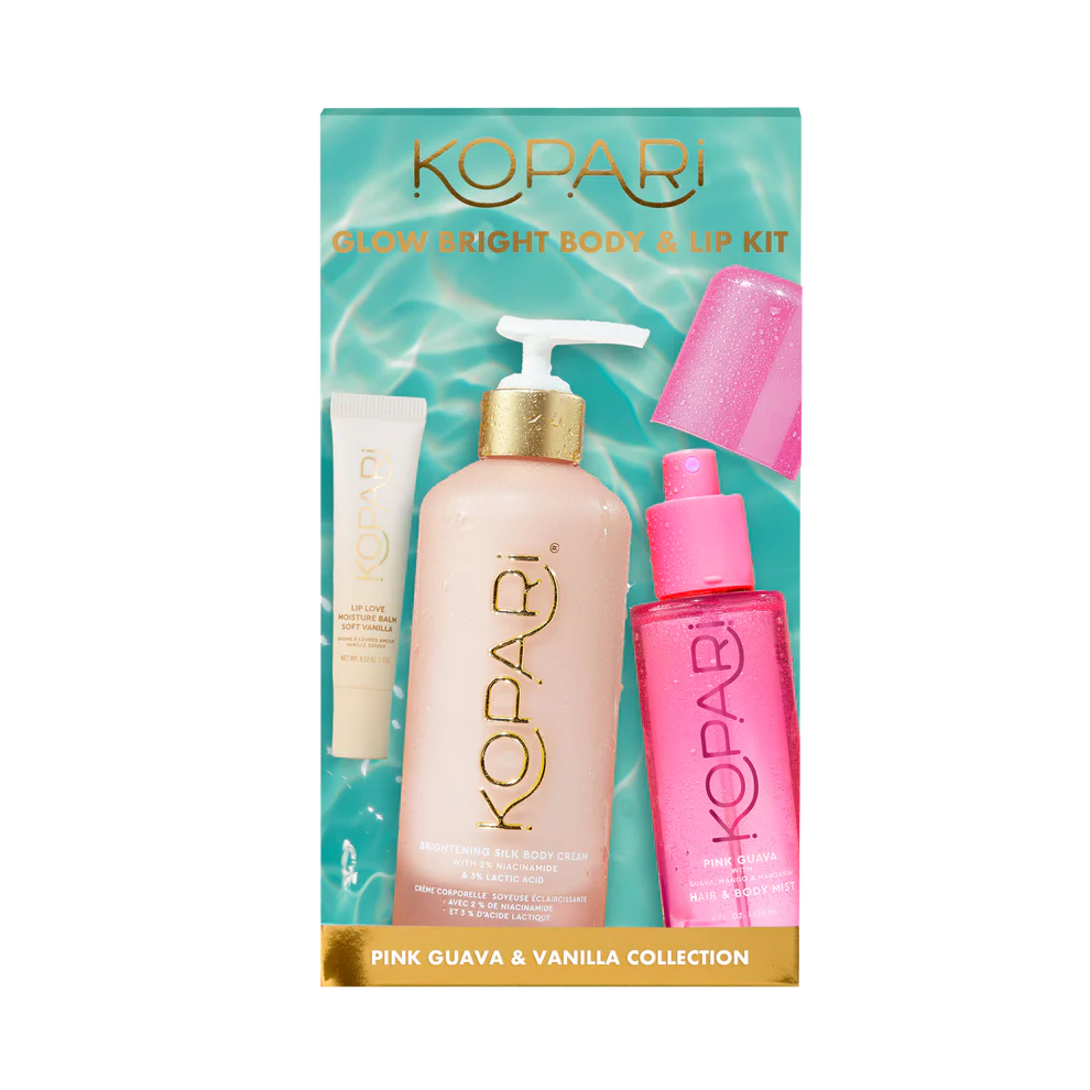 KOPARI GLOW BRIGHT BODY AND LIP KIT