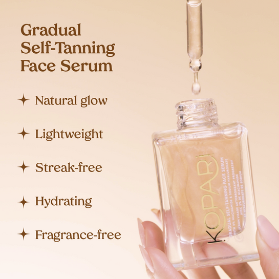 KOPARI GRADUAL SELF TANNING FACE SERUM 
