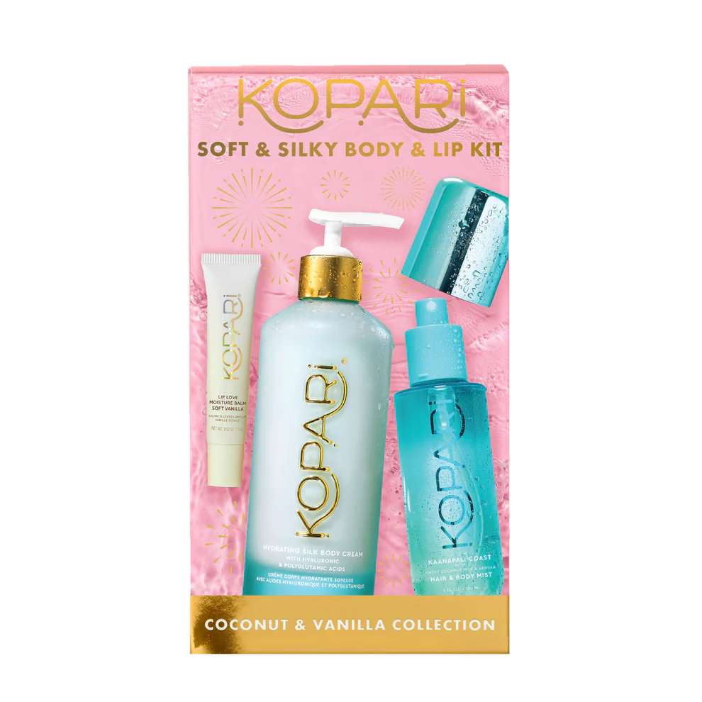 KOPARI SOFT AND SILKY BODY AND LIP KIT NEW!