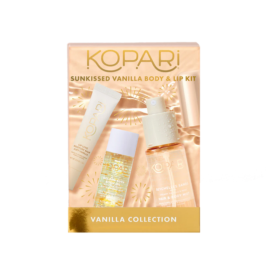 KOPARI SUNKISSED VANILLA BODY AND LIP KIT