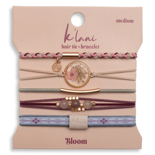 K'LANI HAIR TIE BRACELETS BLOOM