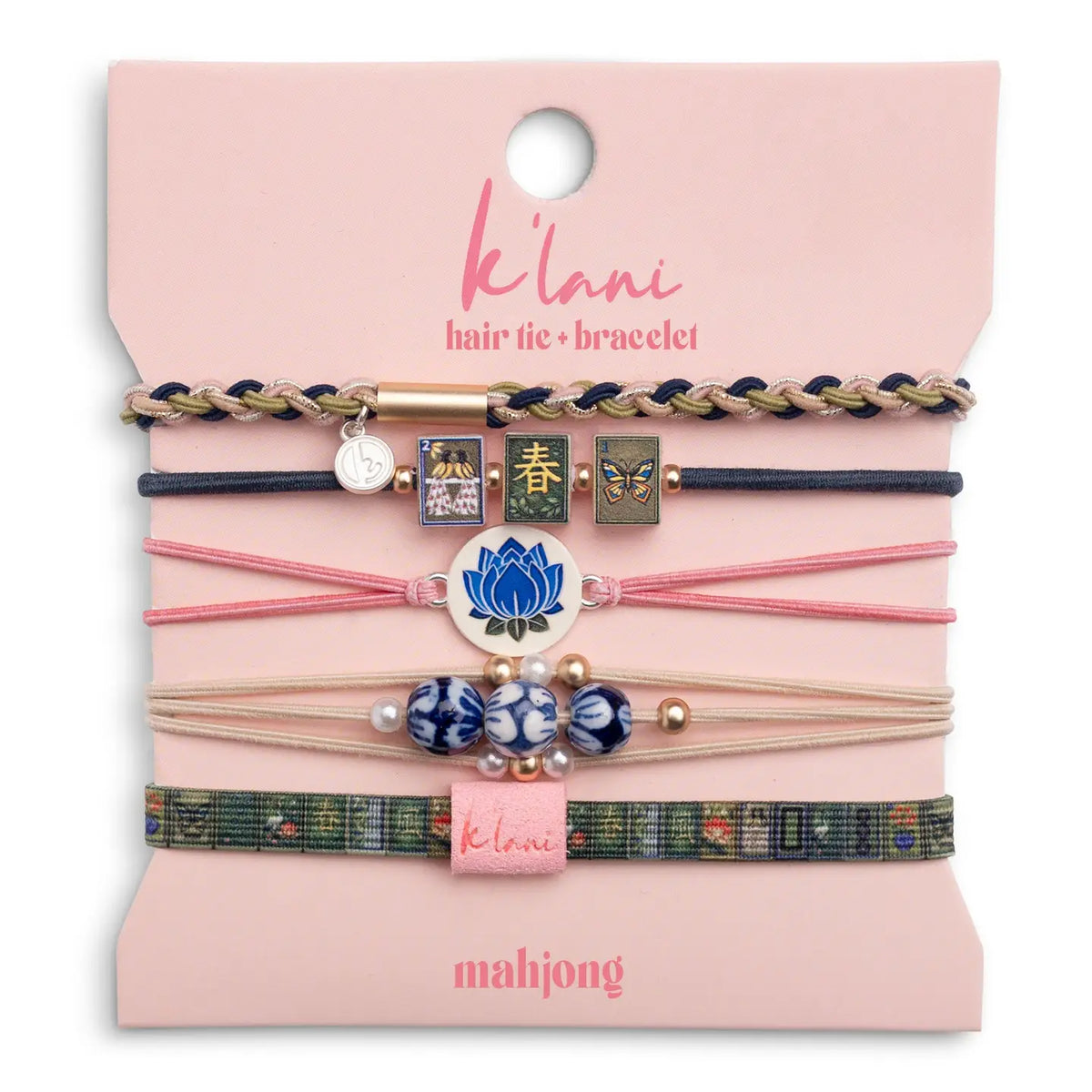 K'LANI HAIR TIE BRACELETS MAHJONG