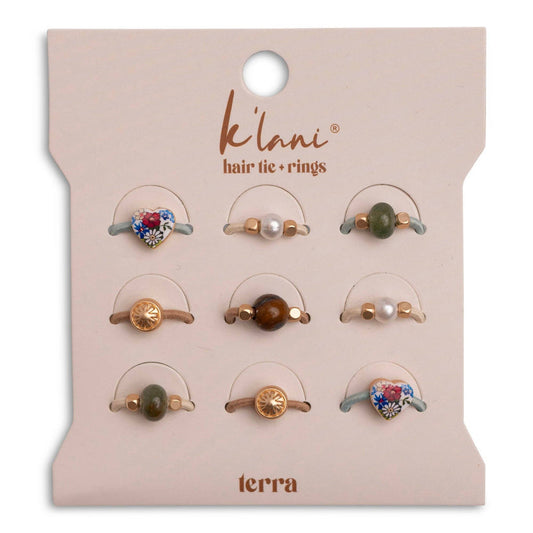 K'LANI HAIR TIE RINGS TERRA