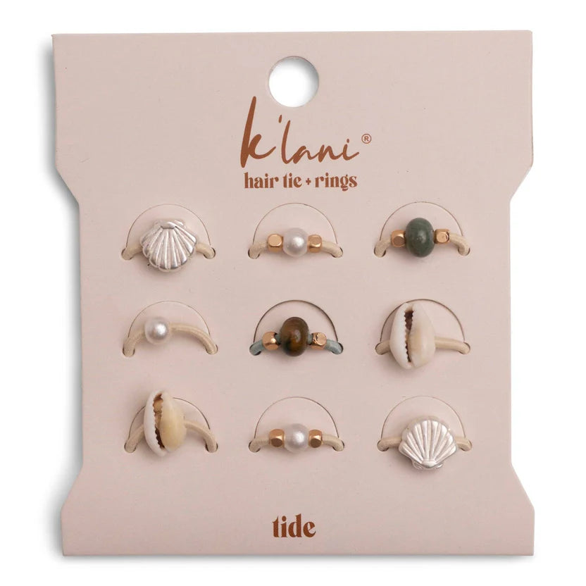 K'LANI HAIR TIE RINGS TIDE