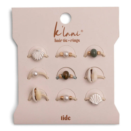 K'LANI HAIR TIE RINGS TIDE