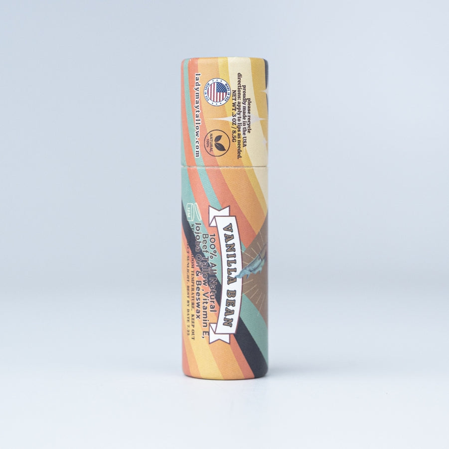 LADY MAY TALLOW LIP BALM VANILLA BEAN