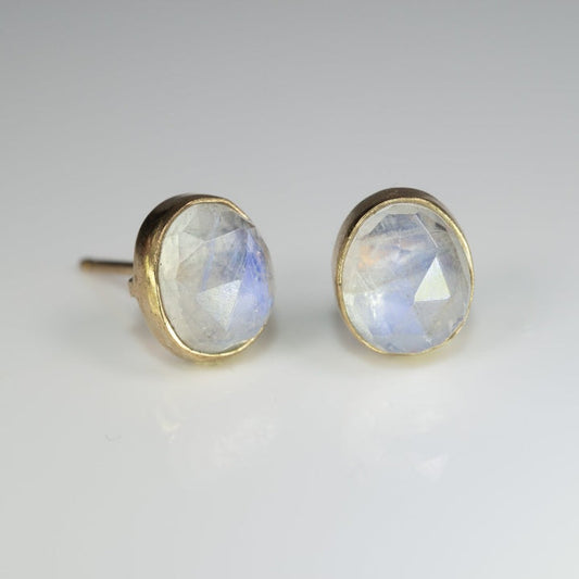 LESLIE FRANCESCA ROSE CUT RAINBOW MOONSTONE