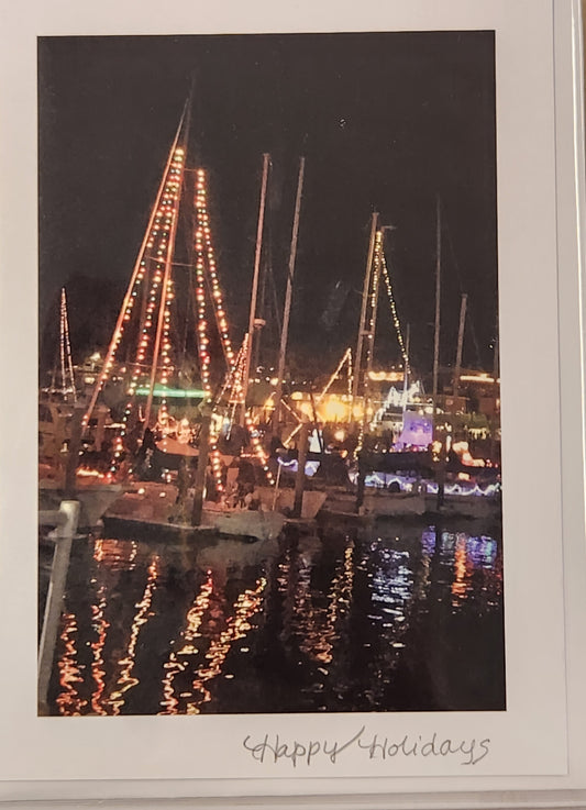BARBSCARDS HOLIDAY: LIGHTED BOAT PARADE