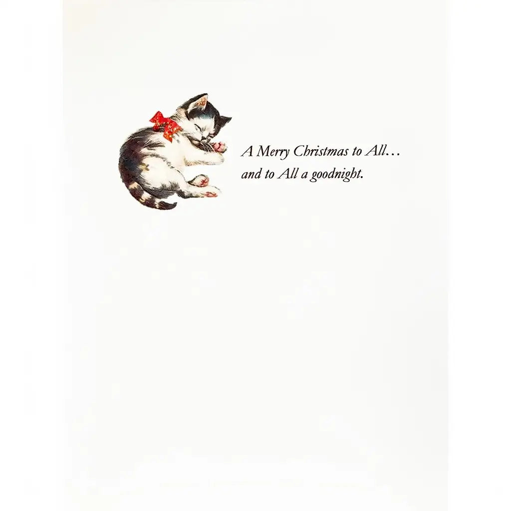 LUMIA Kitten Merry Christmas To All Card