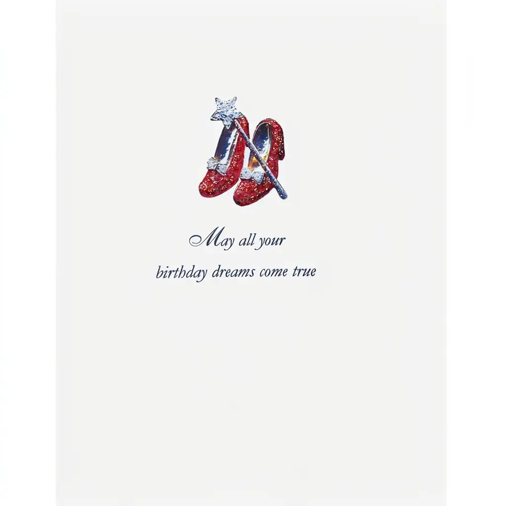 LUMIA Ruby Slippers Birthday Card